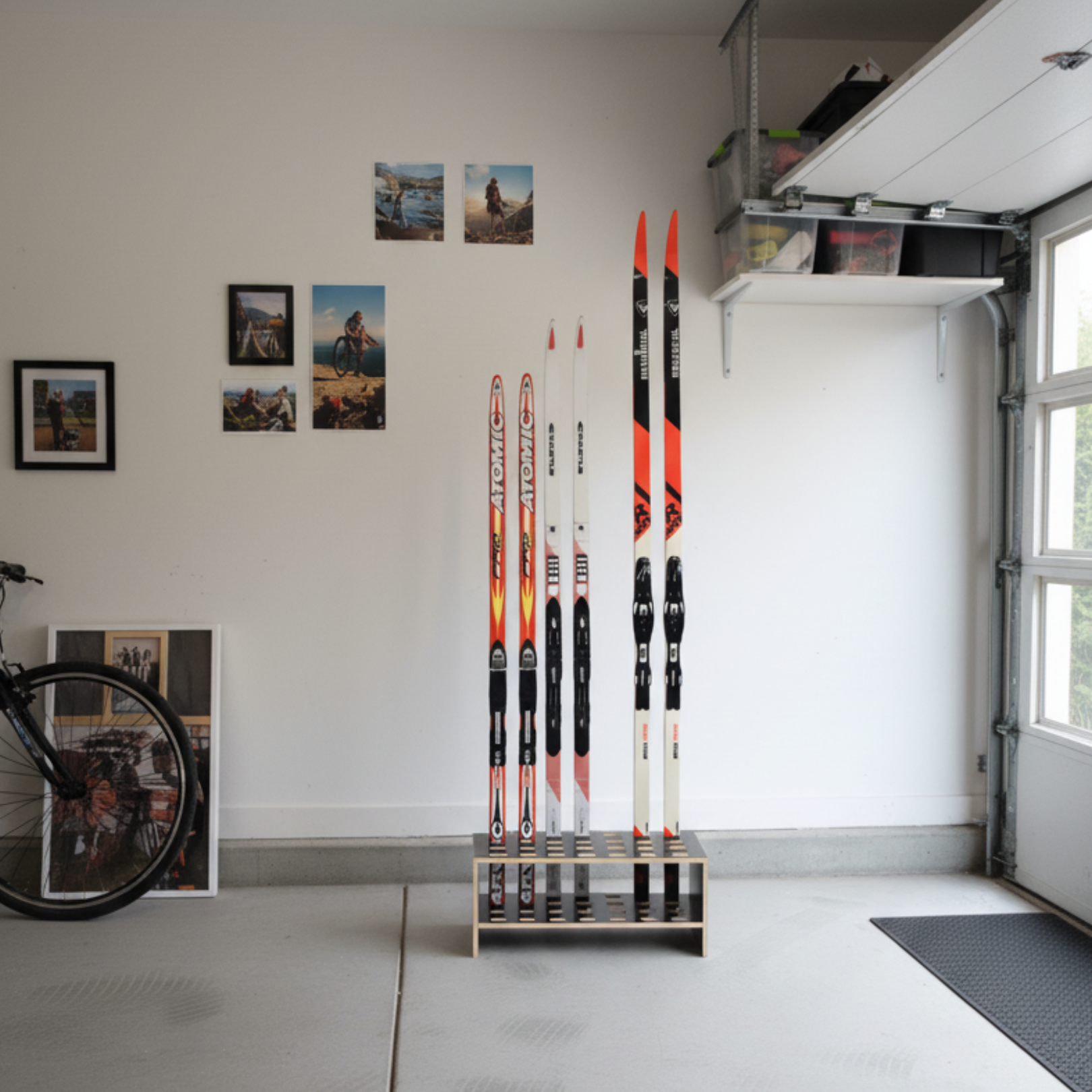 Cross-country ski stand