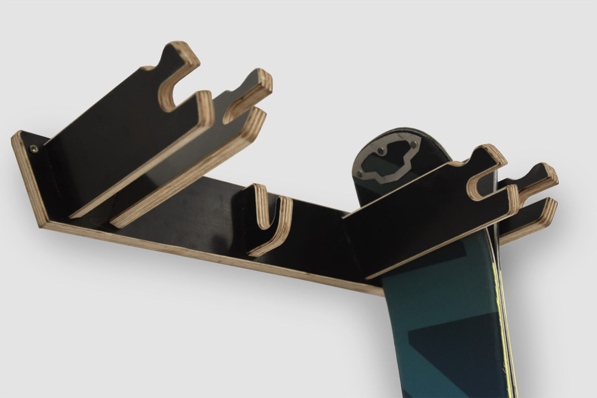 Ski Wandhalter für 2 Paar Skier